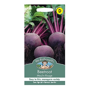 Mr Fothergills Beetroot Moulin Rouge Seeds