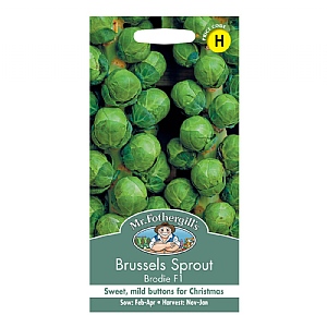 Mr Fothergills Brussels Sprout Brodie F1 Seeds