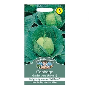 Mr Fothergills Cabbage Golden Acre (Primo Ii) Seeds