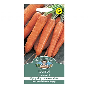 Mr Fothergills Carrot Extremo F1 Seeds