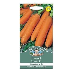 Mr Fothergills Carrot Flyaway F1 Seeds