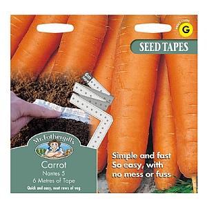 Mr Fothergills Tape Carrot Nantes 5 Seeds
