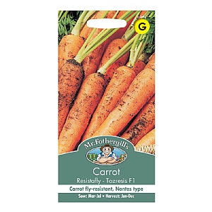 Mr Fothergills Carrot Resistafly Tozresis F1 Seeds