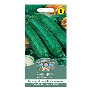 Mr Fothergills Courgette All Green Bush Seeds