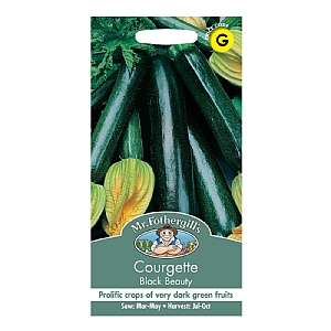 Mr Fothergills Courgette Black Beauty Seeds