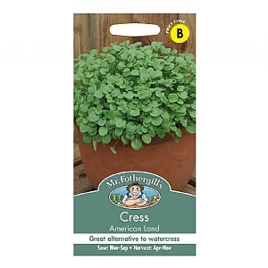 Mr Fothergills Cress American Land Seeds