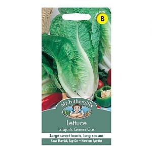 Mr Fothergills Lettuce Lobjoits Green Cos Seeds
