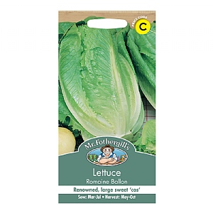 Mr Fothergills Lettuce Romaine Ballon Seeds