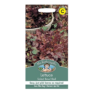 Mr Fothergills Lettuce Salad Bowl Red Seeds