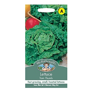 Mr Fothergills Lettuce Tom Thumb Seeds