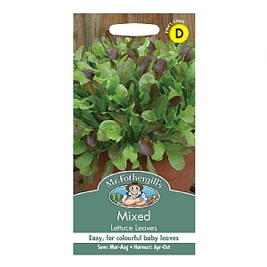 Mr Fothergills Mixed Lettuce Leaves Seeds