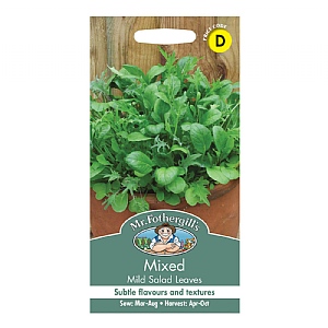 Mr Fothergills Mixed Mild Salad Leaves Seeds