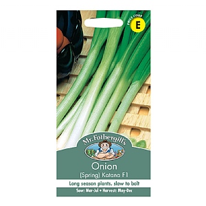 Mr Fothergills Onion (Spring) Katana F1 Seeds