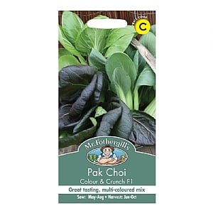 Mr Fothergills Pak Choi Colour & Crunch F1 Seeds