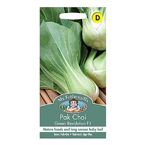 Mr Fothergills Pak Choi Green Revolution F1 Seeds