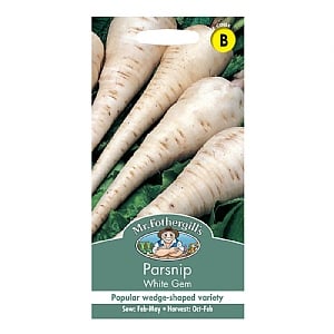 Mr Fothergills Parsnip White Gem Seeds