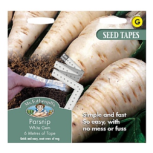 Mr Fothergills Tape Parsnip White Gem Seeds