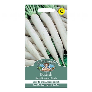 Mr Fothergills Radish (Mooli) Mino Early Seeds