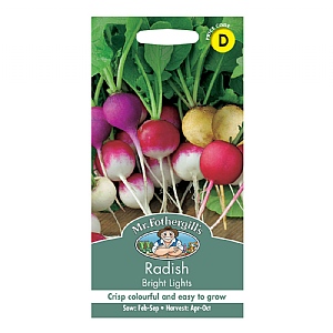 Mr Fothergills Radish Bright Lights Seeds