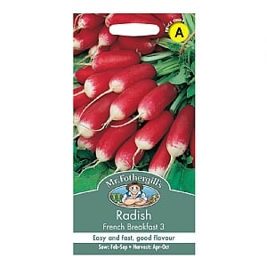 Mr Fothergills Radish French Breakfast 3 Seeds