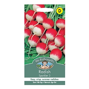 Mr Fothergills Radish Sparkler 3 Seeds