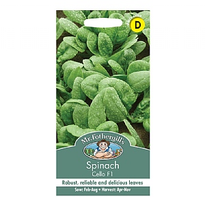 Mr Fothergills Spinach Cello F1 Seeds