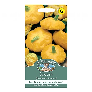 Mr Fothergills Squash (Summer) Sunburst F1 Seeds