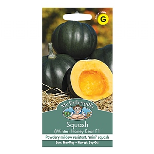 Mr Fothergills Squash (Winter) Honey Bear F1 Seeds