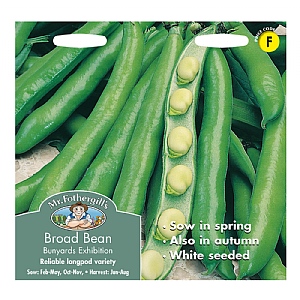 Mr Fothergills Broad Bean Bunyards Exhibition Seeds