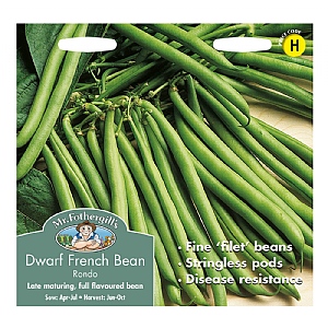 Mr Fothergills Dwarf French Bean Rondo Seeds