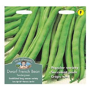 Mr Fothergills Dwarf French Bean Tendergreen Seeds