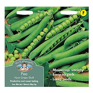 Mr Fothergills Pea Hurst Green Shaft Seeds