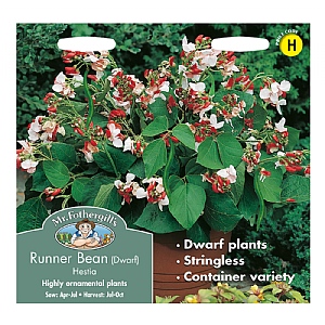 Mr Fothergills Runner Bean (Dwarf) Hestia Seeds