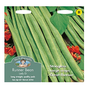 Mr Fothergills Runner Bean Lady Di Seeds