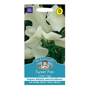 Mr Fothergills Sweet Pea Cream Eggs Seeds