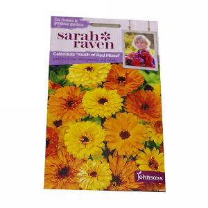 Sarah Raven Cutflower Collection Calendula Touch Of Red Mixed
