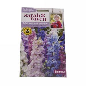 Sarah Raven Cutflower Collection Delphinium High Society Mixed F1