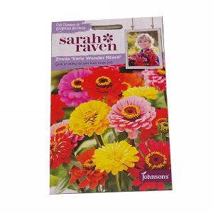 Sarah Raven Cutflower Collection Zinnia Early Wonder Mixed