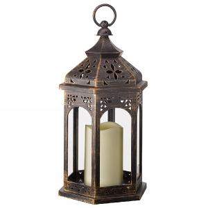 Moroccan Battery Powered Lantern