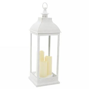 Giant Cream Battery Powered Lantern