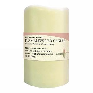 Flickering LED candle 7.5 x 11.5cm