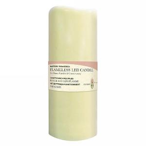 Flickering LED candle 7.5 x18cm