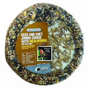Seed and Suet Jumbo Cookie with Mealworms