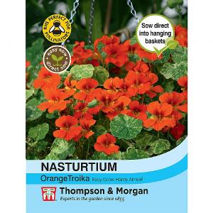 Thompson & Morgan Nasturtium Orange Troika 