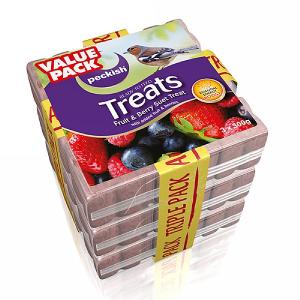 Peckish Fruit & Berry Suet Cake Pack of 3