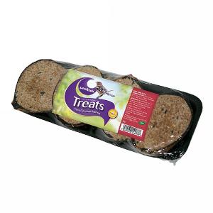 Peckish Coconut Shell Treat Pack of 4