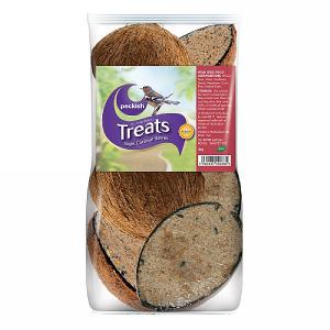 Peckish Coconut Shell Treat Pack of 8