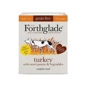 Forthglade Turkey, Sweet Potato & Vegetable Grain Free Wet Dog Food - Adult (395g)