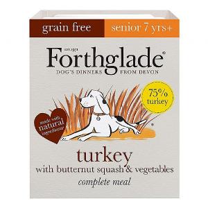 Forthglade Senior Turkey, Butternut Squash & Vegetable Grain Free Wet Dog Food 395g