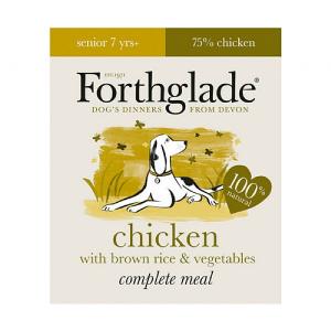 Forthglade Senior Chicken, Brown Rice & Vegetable Wet Dog Food 395g